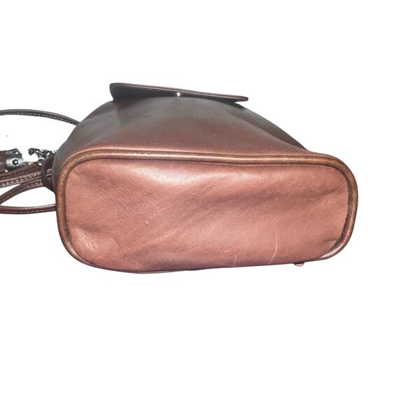 Francesco Biasia Italian Leather Mini Backpack Brown Tassel Chain Purse luxury main image 10